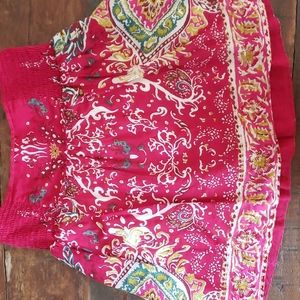 Lucky flower boho skirt M